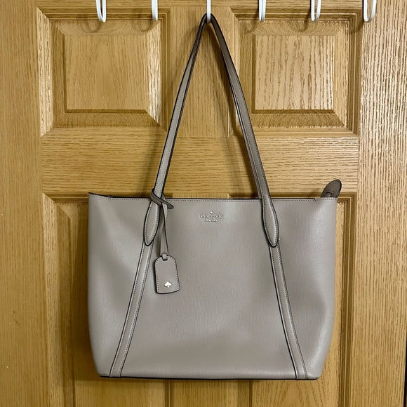 kate spade Handbags - Kate Spade Gray Tote Bag